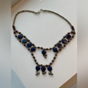 Authentic Boho Silver Necklace